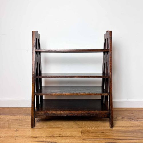 ARTS AND CRAFTS OAK BOOK CASE OR SHELVES - ADDITIONAL PHOTO 1