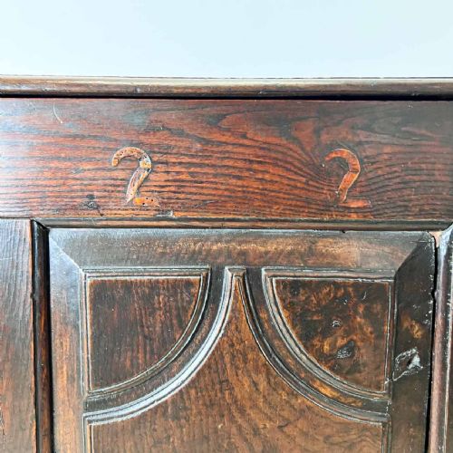 LARGE 18TH CENTURY OAK MULE CHEST - ADDITIONAL PHOTO 6