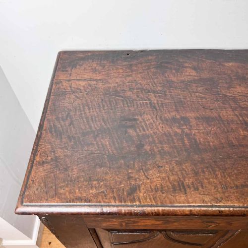 LARGE 18TH CENTURY OAK MULE CHEST - ADDITIONAL PHOTO 15