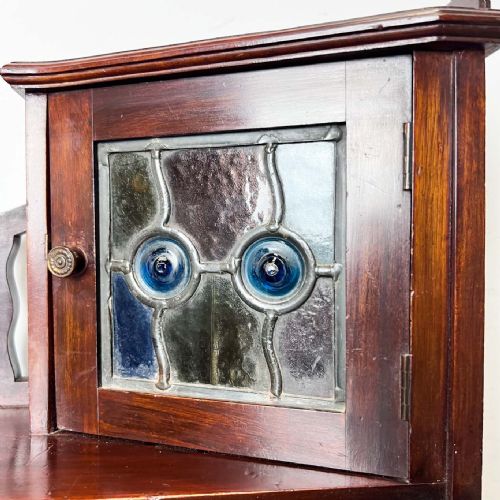 MAHOGANY ARTS AND CRAFTS WRITING DESK - ADDITIONAL PHOTO 6