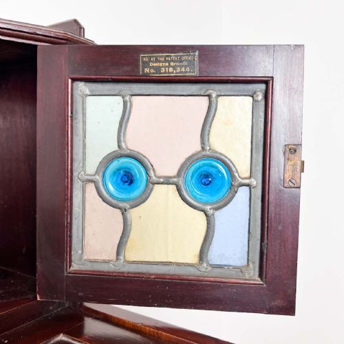 MAHOGANY ARTS AND CRAFTS WRITING DESK - ADDITIONAL PHOTO 8