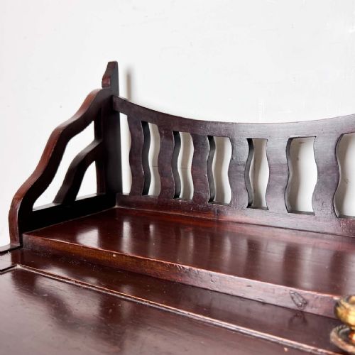 MAHOGANY ARTS AND CRAFTS WRITING DESK - ADDITIONAL PHOTO 10