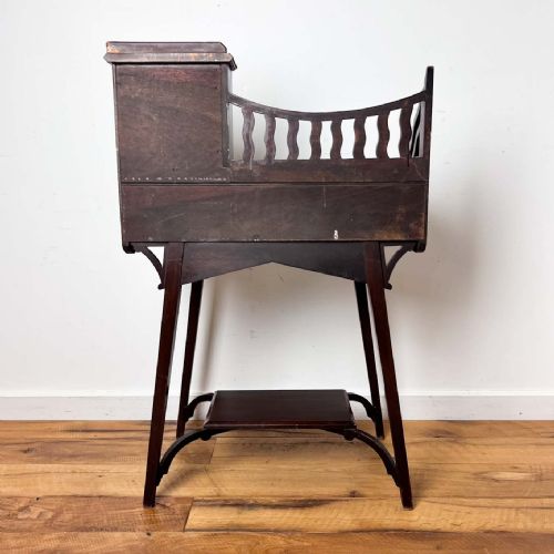 MAHOGANY ARTS AND CRAFTS WRITING DESK - ADDITIONAL PHOTO 13