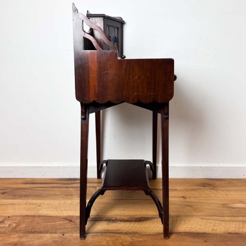 MAHOGANY ARTS AND CRAFTS WRITING DESK - ADDITIONAL PHOTO 15