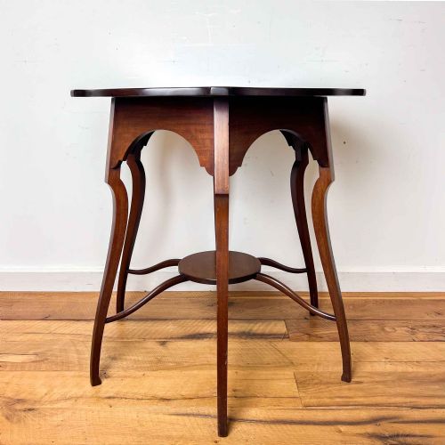 MORRIS AND CO STYLE MAHOGANY OCCASIONAL TABLE - ADDITIONAL PHOTO 1