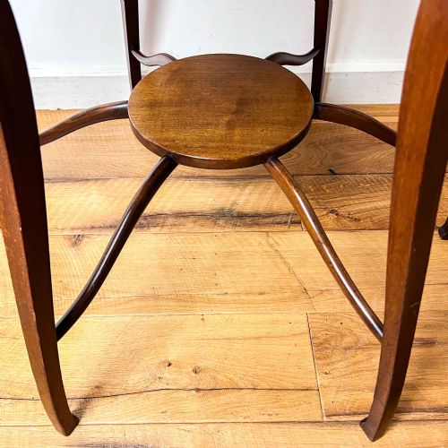 MORRIS AND CO STYLE MAHOGANY OCCASIONAL TABLE - ADDITIONAL PHOTO 8