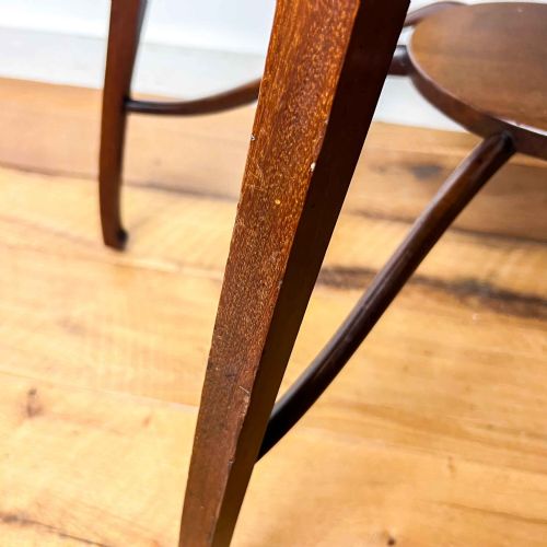 MORRIS AND CO STYLE MAHOGANY OCCASIONAL TABLE - ADDITIONAL PHOTO 9
