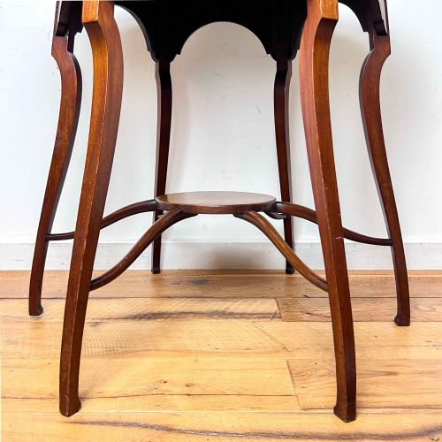 MORRIS AND CO STYLE MAHOGANY OCCASIONAL TABLE - ADDITIONAL PHOTO 11
