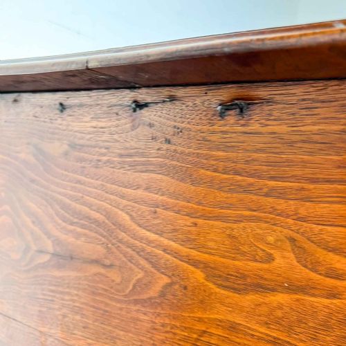 GEORGIAN FRUITWOOD AND OAK LOWBOY WITH CARVED CABRIOLE LEGS - ADDITIONAL PHOTO 15