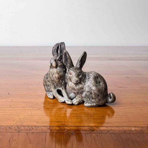 AUSTRIAN COLD PAINTED BRONZE RABBITS - ADDITIONAL PHOTO 1