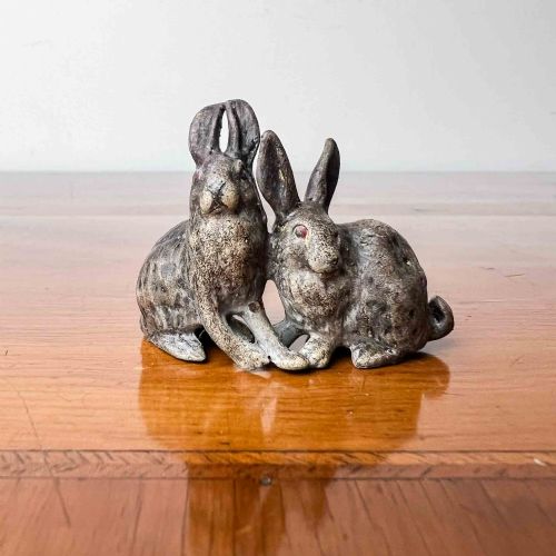 AUSTRIAN COLD PAINTED BRONZE RABBITS - ADDITIONAL PHOTO 3
