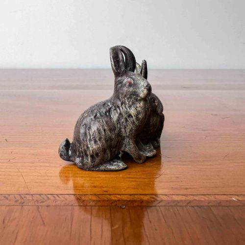 AUSTRIAN COLD PAINTED BRONZE RABBITS - ADDITIONAL PHOTO 5