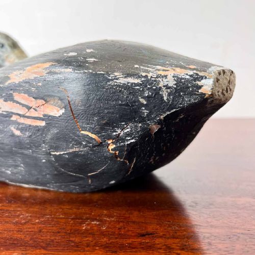 FOLK ART CARVED DECOY GOOSE - ADDITIONAL PHOTO 4