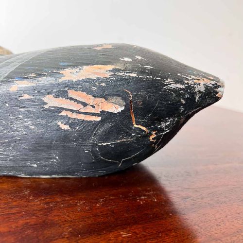 FOLK ART CARVED DECOY GOOSE - ADDITIONAL PHOTO 5