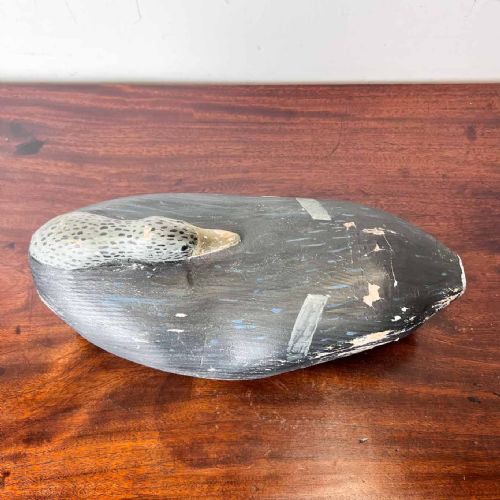 FOLK ART CARVED DECOY GOOSE - ADDITIONAL PHOTO 7