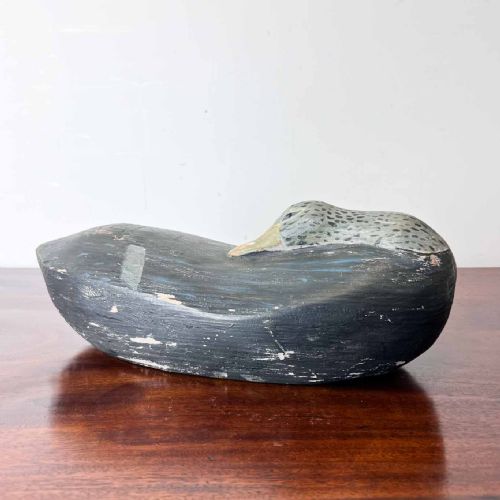 FOLK ART CARVED DECOY GOOSE - ADDITIONAL PHOTO 12