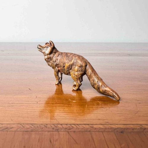 AUSTRIAN COLD PAINTED BRONZE FOX - ADDITIONAL PHOTO 2