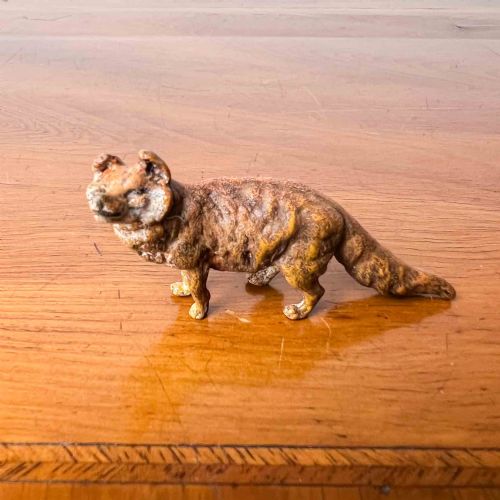 AUSTRIAN COLD PAINTED BRONZE FOX - ADDITIONAL PHOTO 3