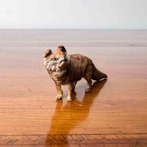 AUSTRIAN COLD PAINTED BRONZE FOX - ADDITIONAL PHOTO 4