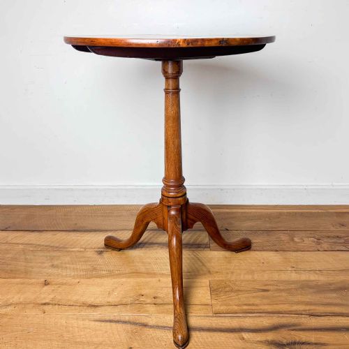 ANTIQUE SYCAMORE AND ASH TRIPOD TABLE - ADDITIONAL PHOTO 3