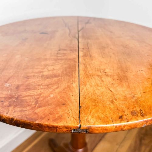 ANTIQUE SYCAMORE AND ASH TRIPOD TABLE - ADDITIONAL PHOTO 4