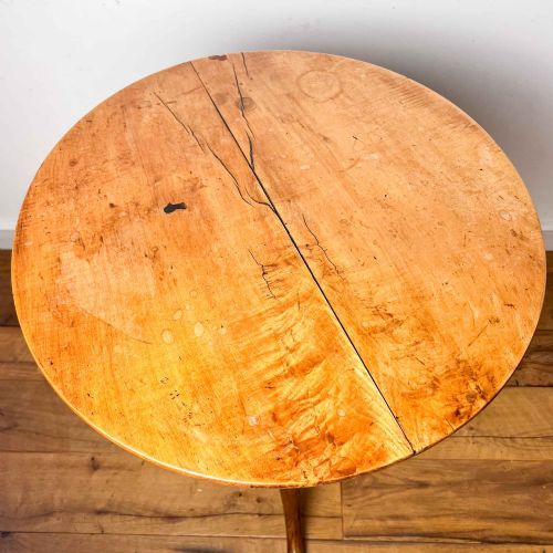 ANTIQUE SYCAMORE AND ASH TRIPOD TABLE - ADDITIONAL PHOTO 5