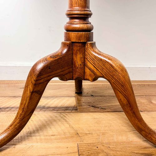ANTIQUE SYCAMORE AND ASH TRIPOD TABLE - ADDITIONAL PHOTO 6
