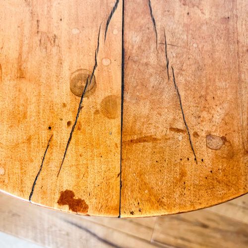 ANTIQUE SYCAMORE AND ASH TRIPOD TABLE - ADDITIONAL PHOTO 10