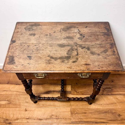 EARLY 18TH CENTURY OAK SIDE TABLE - ADDITIONAL PHOTO 14