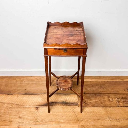 ANTIQUE MAHOGANY KETTLE STAND - ADDITIONAL PHOTO 1