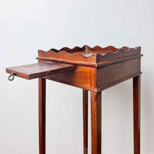 ANTIQUE MAHOGANY KETTLE STAND - ADDITIONAL PHOTO 3