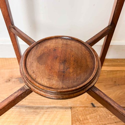 ANTIQUE MAHOGANY KETTLE STAND - ADDITIONAL PHOTO 12