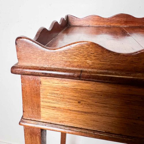 ANTIQUE MAHOGANY KETTLE STAND - ADDITIONAL PHOTO 13