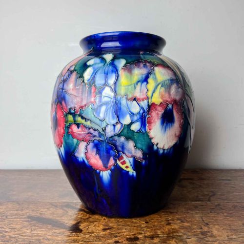 MOORCROFT POTTERY LARGE ORCHID VASE - ADDITIONAL PHOTO 1