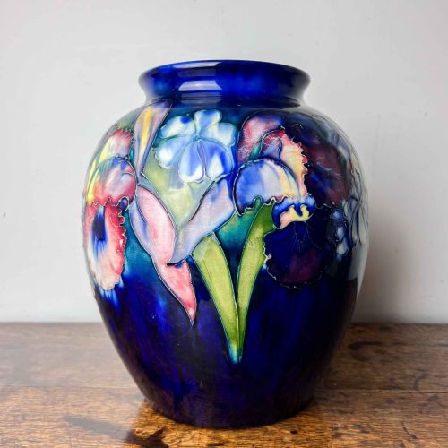 MOORCROFT POTTERY LARGE ORCHID VASE - ADDITIONAL PHOTO 5