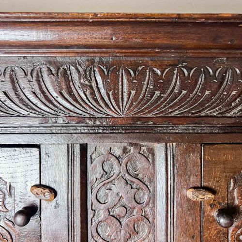 17TH CENTURY OAK DUODARN CUPBOARD - ADDITIONAL PHOTO 3
