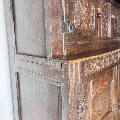 17TH CENTURY OAK DUODARN CUPBOARD - ADDITIONAL PHOTO 12