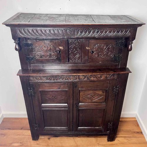 17TH CENTURY OAK DUODARN CUPBOARD - ADDITIONAL PHOTO 14