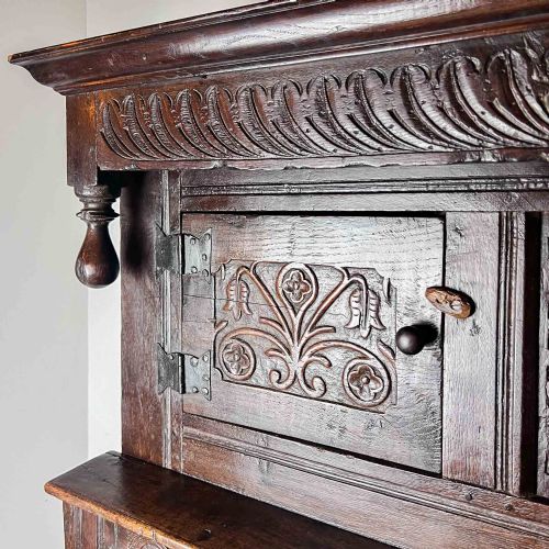 17TH CENTURY OAK DUODARN CUPBOARD - ADDITIONAL PHOTO 22