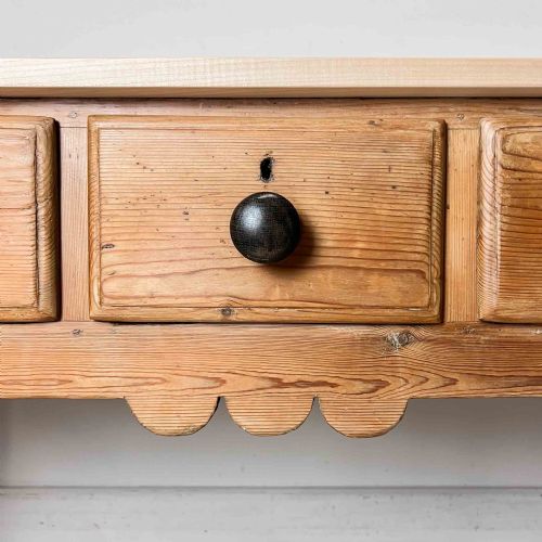 ANTIQUE PINE WELSH DAIRY TABLE - ADDITIONAL PHOTO 2