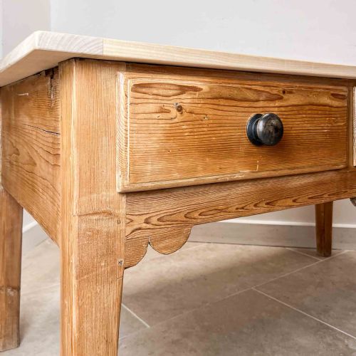 ANTIQUE PINE WELSH DAIRY TABLE - ADDITIONAL PHOTO 7