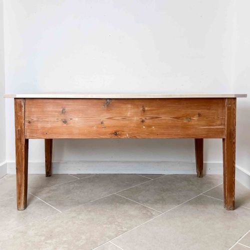 ANTIQUE PINE WELSH DAIRY TABLE - ADDITIONAL PHOTO 9