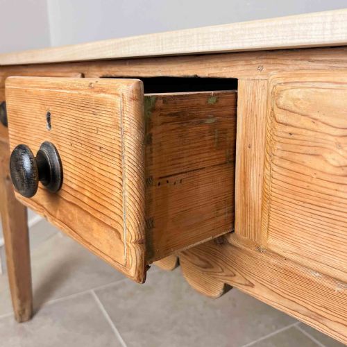 ANTIQUE PINE WELSH DAIRY TABLE - ADDITIONAL PHOTO 14