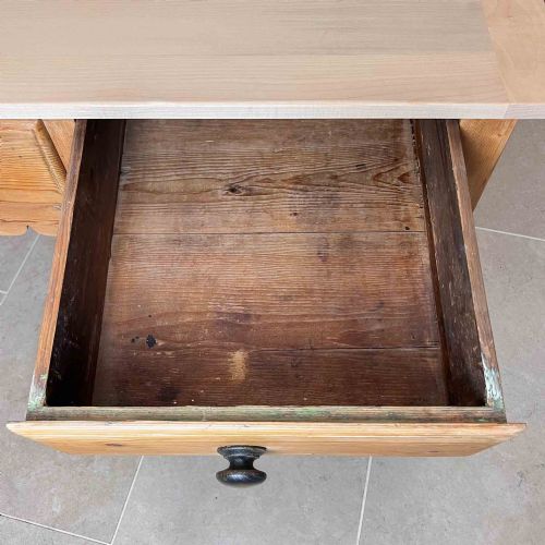 ANTIQUE PINE WELSH DAIRY TABLE - ADDITIONAL PHOTO 17