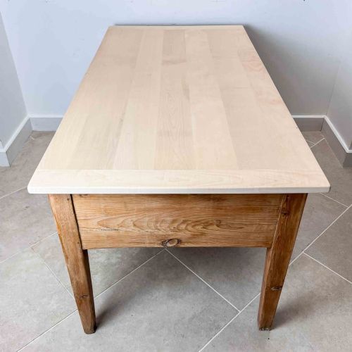 ANTIQUE PINE WELSH DAIRY TABLE - ADDITIONAL PHOTO 20