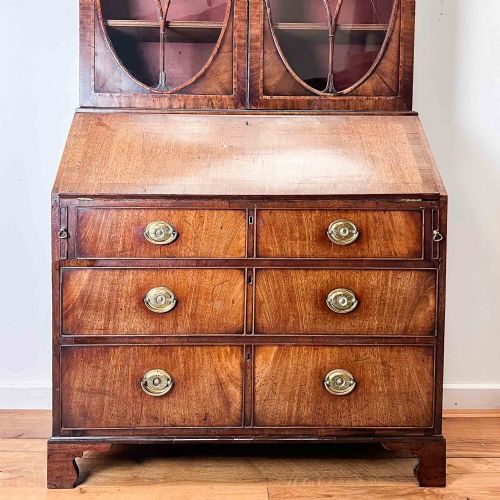 18TH CENTURY MAHOGANY BUREAU BOOKCASE - ADDITIONAL PHOTO 3