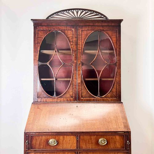 18TH CENTURY MAHOGANY BUREAU BOOKCASE - ADDITIONAL PHOTO 4
