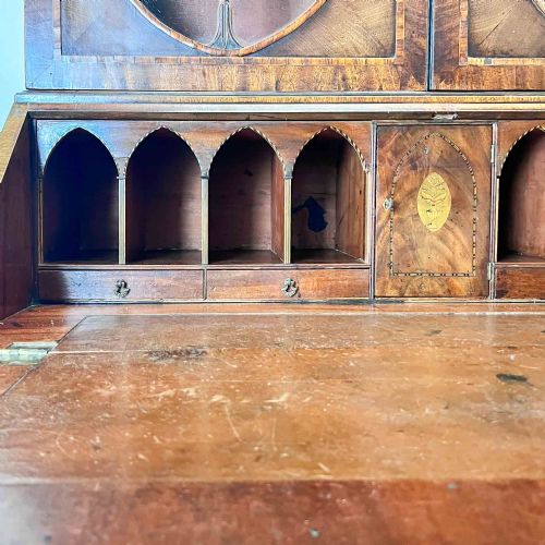 18TH CENTURY MAHOGANY BUREAU BOOKCASE - ADDITIONAL PHOTO 5