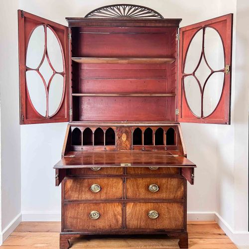 18TH CENTURY MAHOGANY BUREAU BOOKCASE - ADDITIONAL PHOTO 17