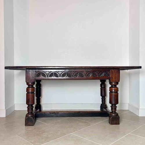 17TH CENTURY OAK REFECTORY TABLE - ADDITIONAL PHOTO 1